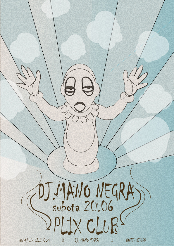 Poster Mano negra by nomes