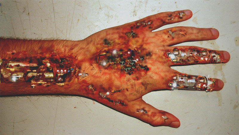 cyborg hand by mturkov5
