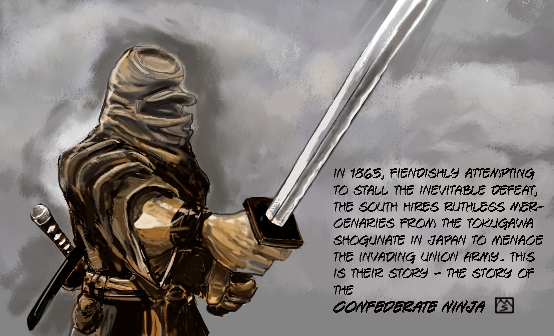 Confederate Ninja by miljenko