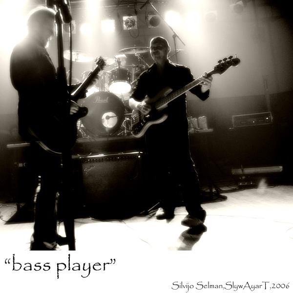 bass player by slywayart