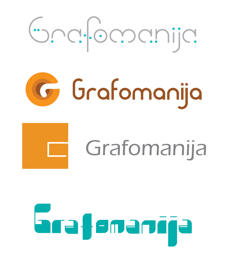 Grafomanija logo by Julius