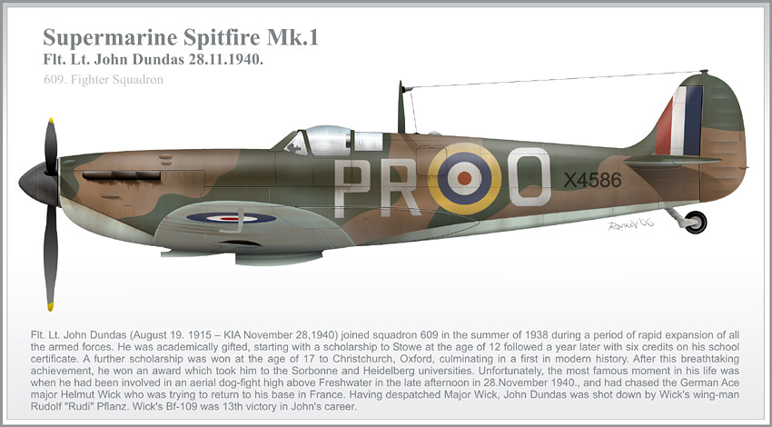 Dundas Spitfire Mk.1 Profil by 0viking0
