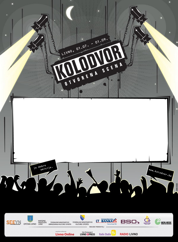 Poster Otvorena scena "Kolodvor" by nomes
