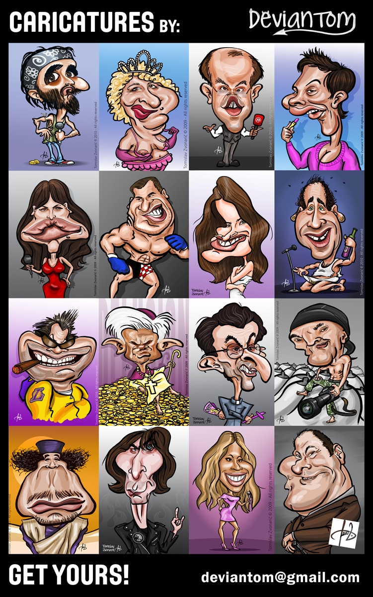 Caricatures by devianTom