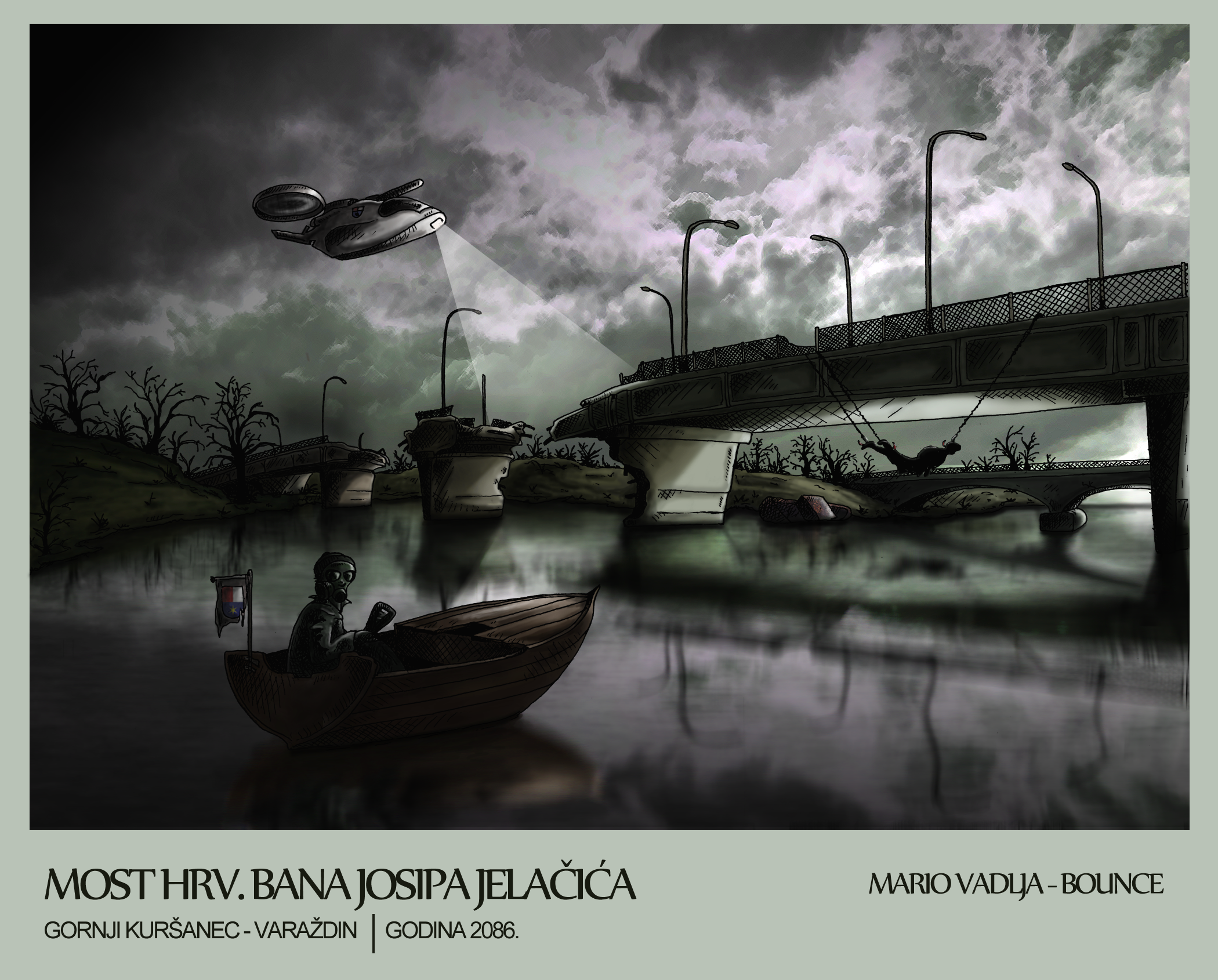 Most preko Drave, godina 2086. by bouncecro