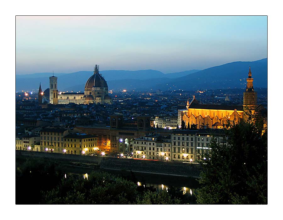 Florence in the evening by P-don