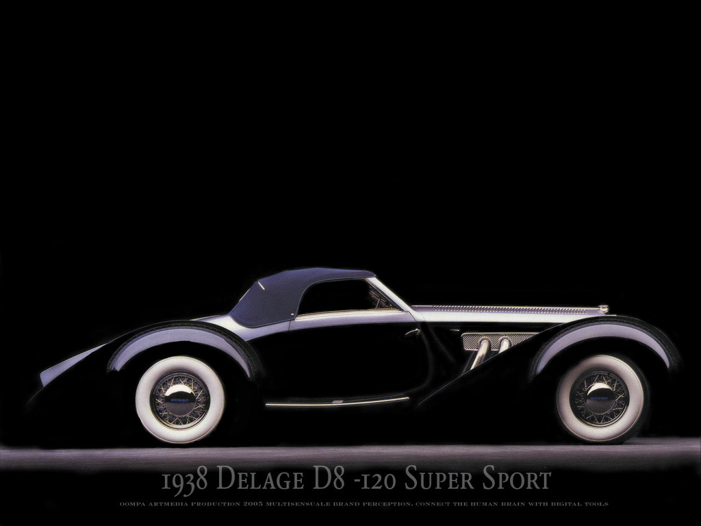 1938 Delage D8 - 120 Super Sport by oompa