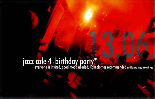 Cafe Jazz birthday party by rundll32